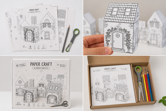 Foldoraz Paper Craft Village – DIY Printable Paper House