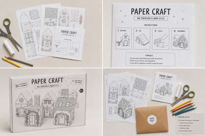Foldoraz Paper Craft Village – DIY Printable Paper House