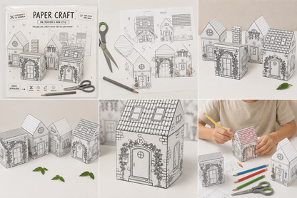 Foldoraz Paper Craft Village – DIY Printable Paper House