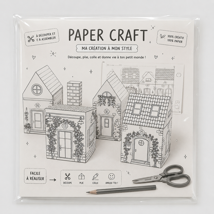 Foldoraz Paper Craft Village – DIY Printable Paper House